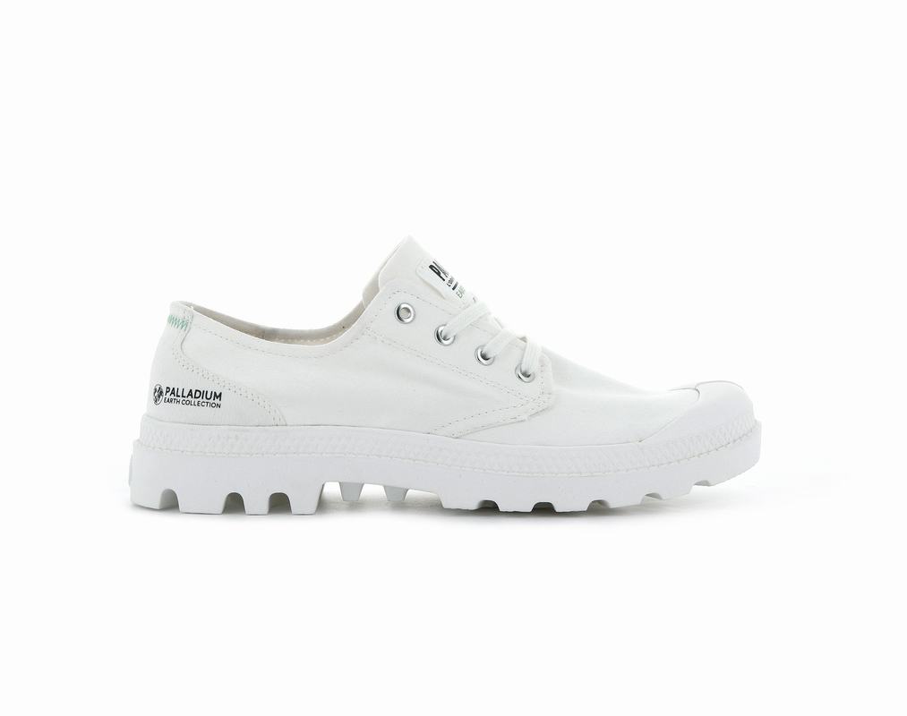 Zapatos Palladium Pampa Oxford Organic Ii Mujer - Blancas ||FUYZ-01725||